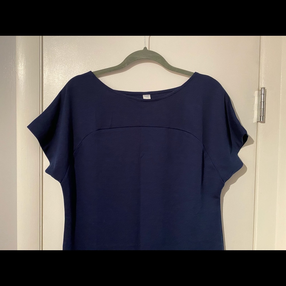 NWOT Old Navy Blue Short Sleeve Dress - Picture 3 of 9